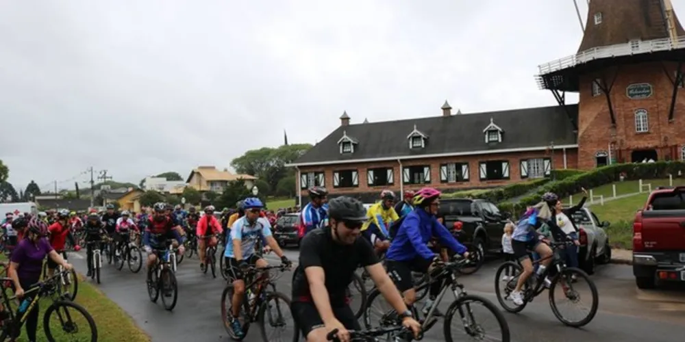 Na edição de 2018, a pedalada contou com 165 participantes