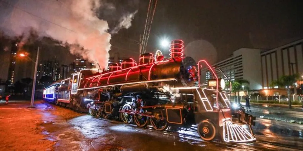 Locomotiva da Rumo será protagonista de 25 eventos entre os dias 26 de novembro e 23 de dezembro