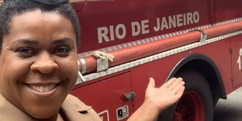 Atriz e humorista Cacau Protásio gravou as cenas do filme “Juntos e Enrolados” no Quartel-Central do Corpo de Bombeiros
