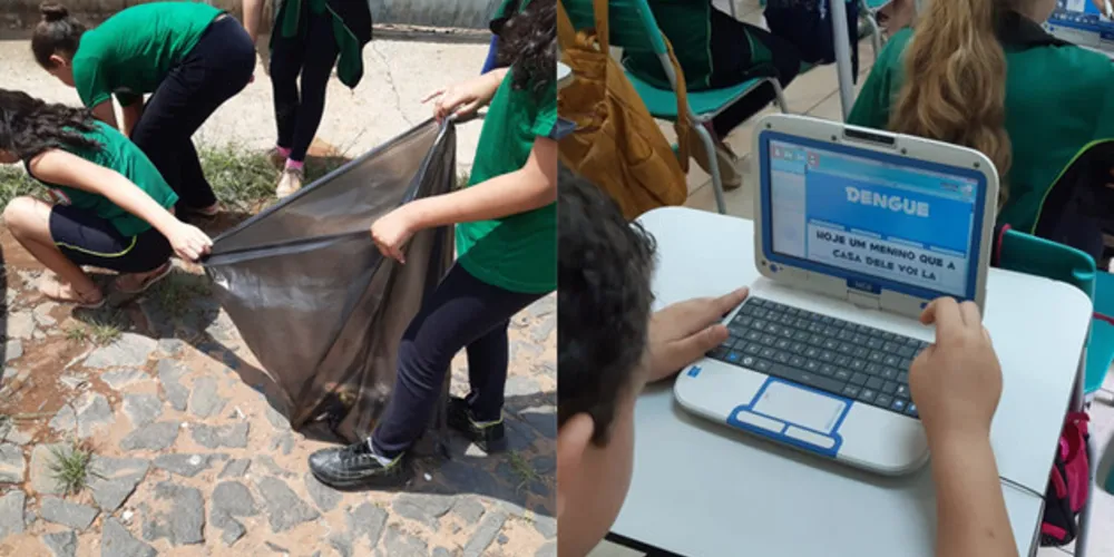 Imagem ilustrativa da imagem Alunos de 5º ano B combatem a Dengue em Jaguariaíva