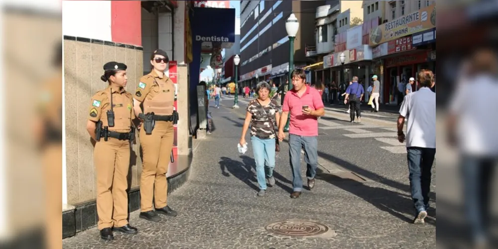Principais vias do comércio terão o policiamento reforçado neste fim de ano