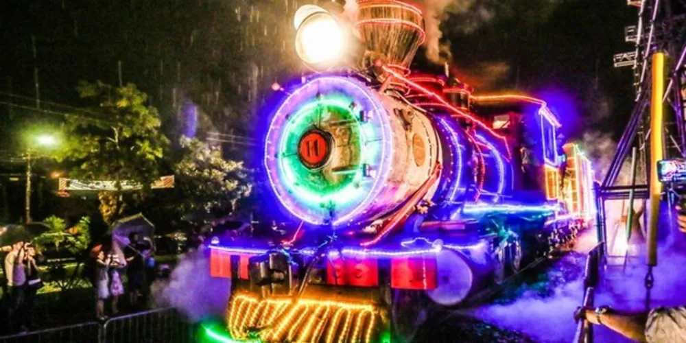 Locomotiva passará por alguns bairros da cidade, a partir das 19h30 desta sexta-feira