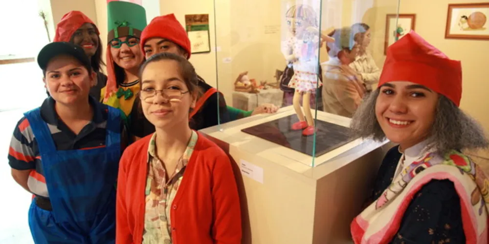 Personagens das histórias do escritor Monteiro Lobato animam visitantes a partir das 15 horas
