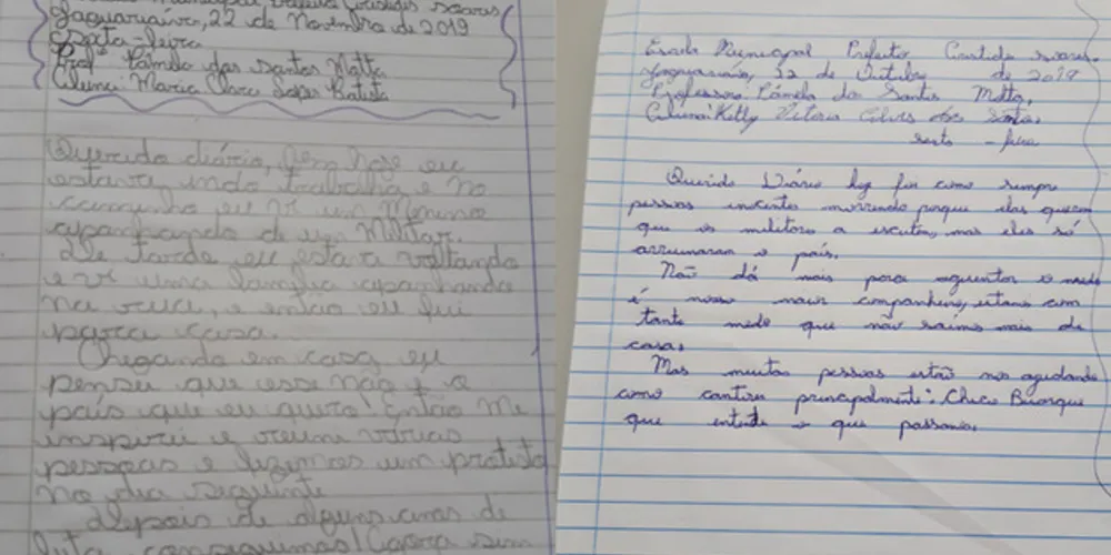 Imagem ilustrativa da imagem Turma trabalha sobre períodos históricos do Brasil