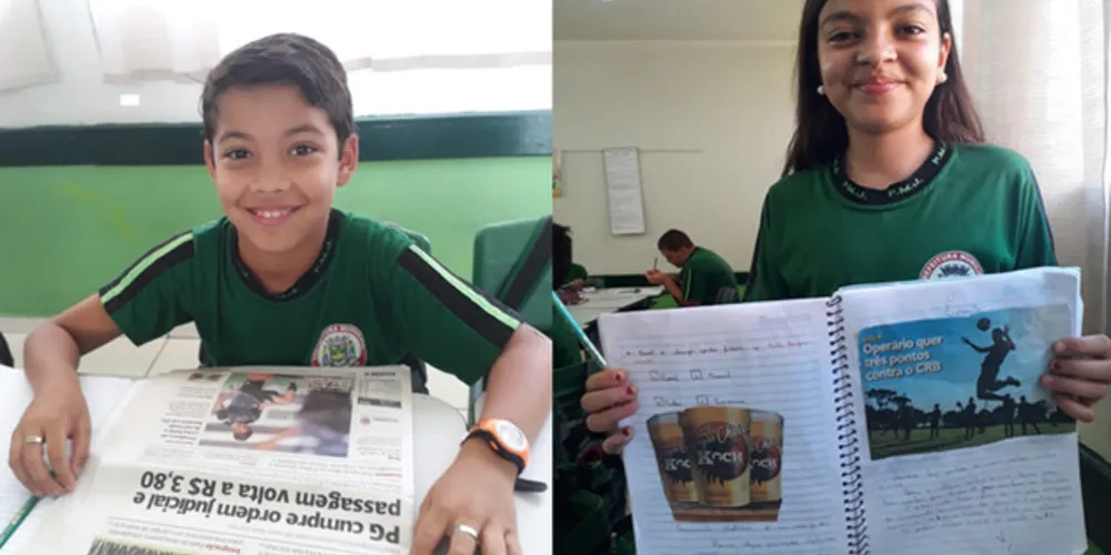 Imagem ilustrativa da imagem Alunos se aprofundam em estudo do Jornal da Manhã