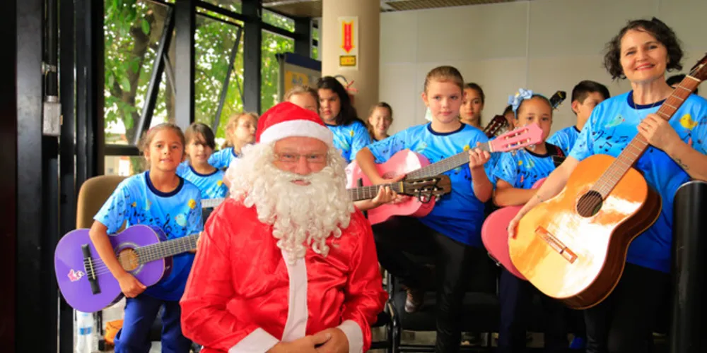 Serão mais de 700 crianças envolvidas cantando e encantando o Natal de Ponta Grossa