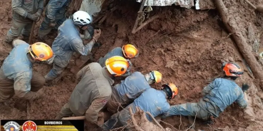 Fortes chuvas atingiram Campos do Jordão causando deslizamentos e muita destruição