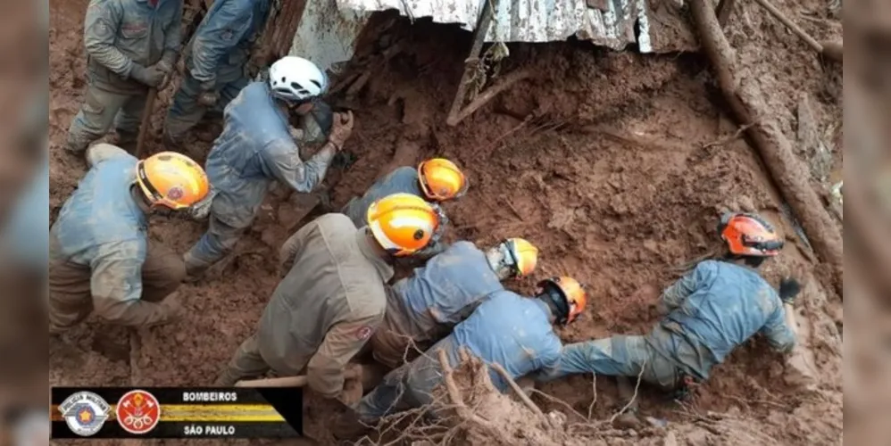 Fortes chuvas atingiram Campos do Jordão causando deslizamentos e muita destruição
