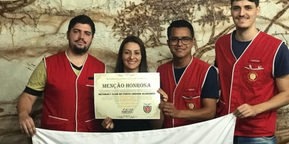 O Clube desenvolve projetos sociais há 10 anos, em Ponta Grossa.