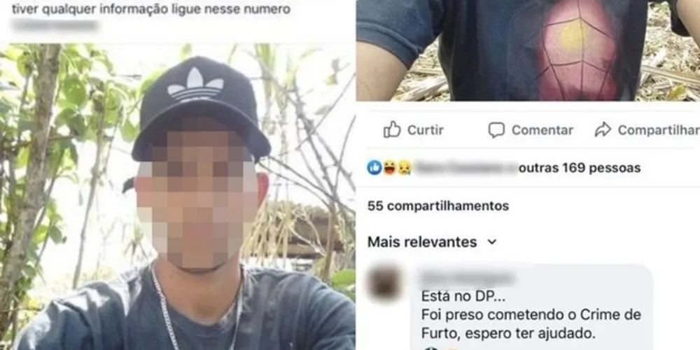 Após o comentário da autoridade, a publicação na página da cidade foi removida