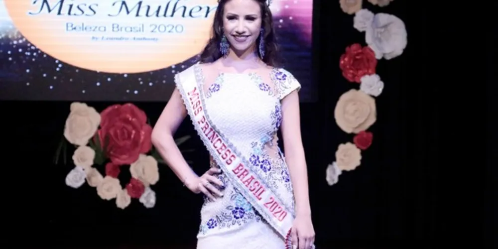 Sara Gruba é Miss Princess Brasil 2020