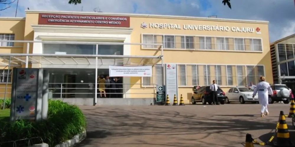A vítima também sofreu queimaduras e foi encaminhada em estado grave ao Hospital Cajuru
