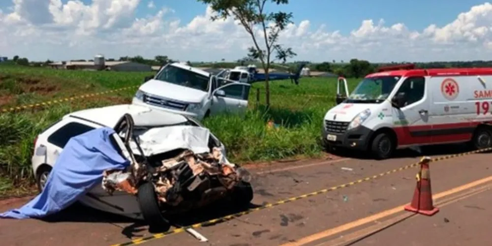 Com o impacto da colisão outras quatro pessoas ficaram feridas
