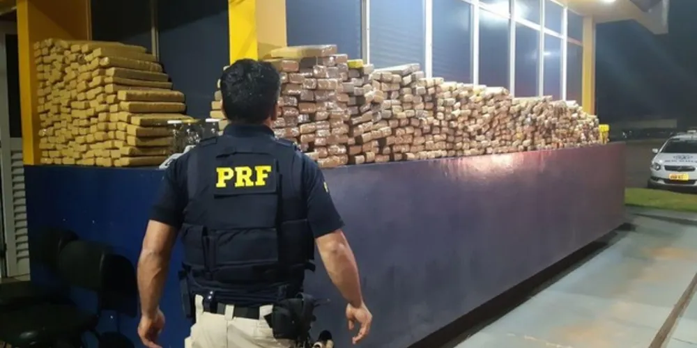 PRF apreende 63 toneladas de drogas no Paraná em 2019 e bate recorde histórico