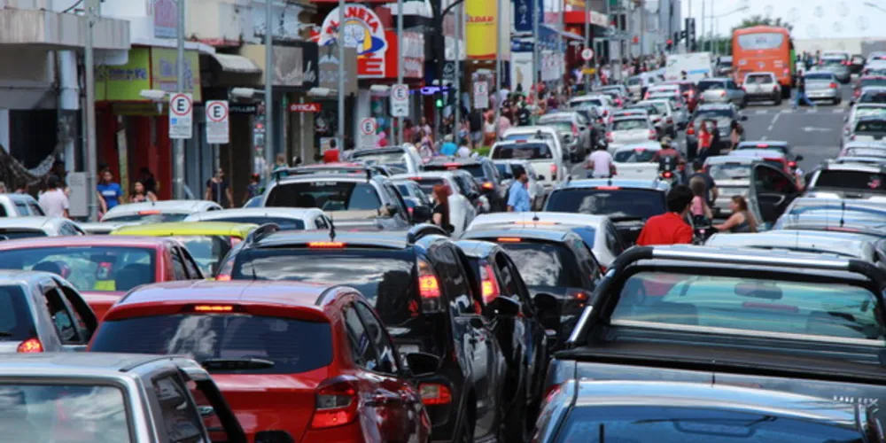 Valor é proporcional a frota de veículos da cidade; PG tem mais de 210 mil veículos 