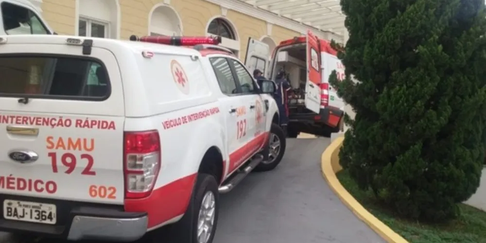 Jovem e a recém-nascida foram levadas para a Santa Casa e passam bem