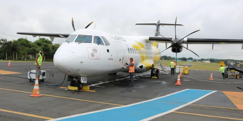 Aeronave decolou com 23 minutos de atraso rumo à capital paulista