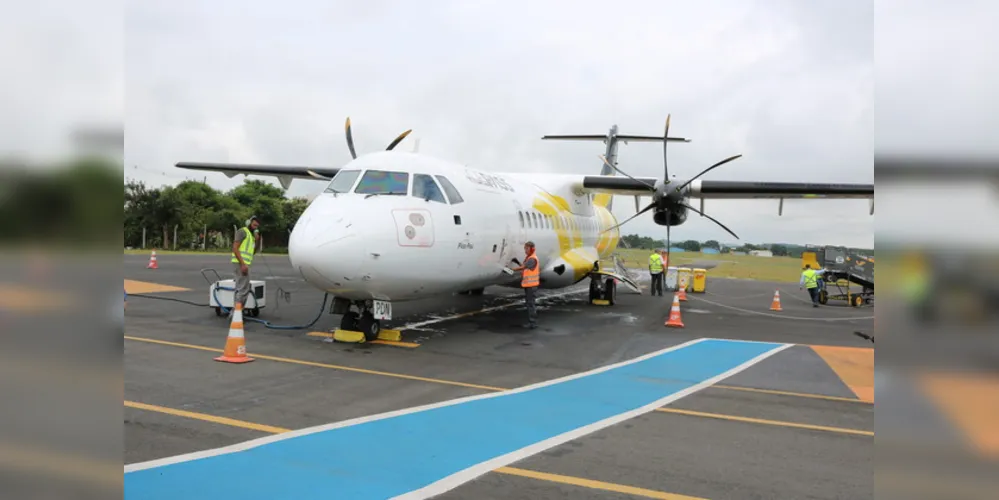Aeronave decolou com 23 minutos de atraso rumo à capital paulista