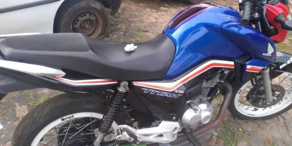 Moto também foi apreendida e entregue na delegacia pela GM