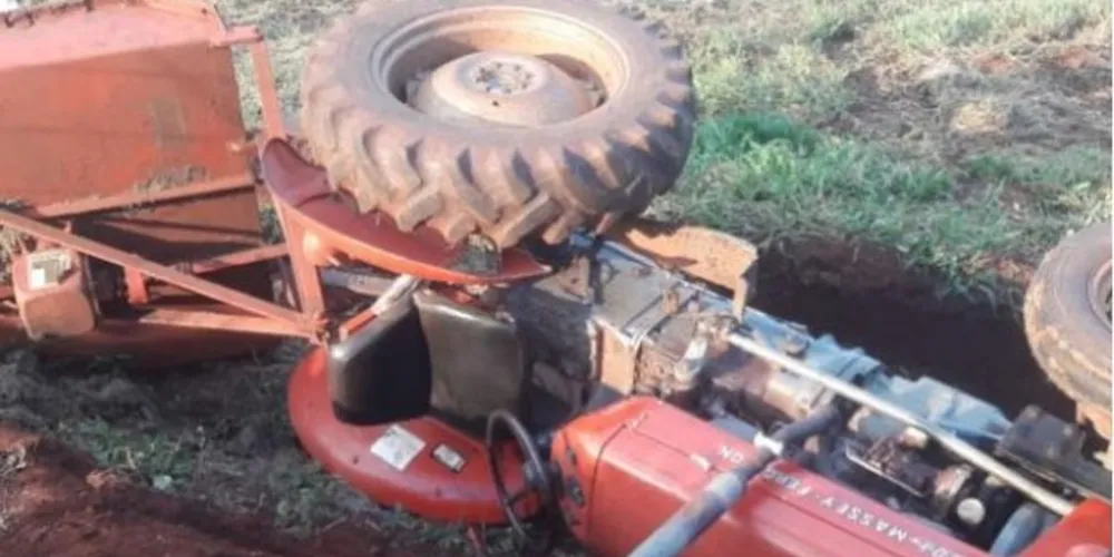 O acidente aconteceu em um sítio na região do Contorno Sul, de Apucarana