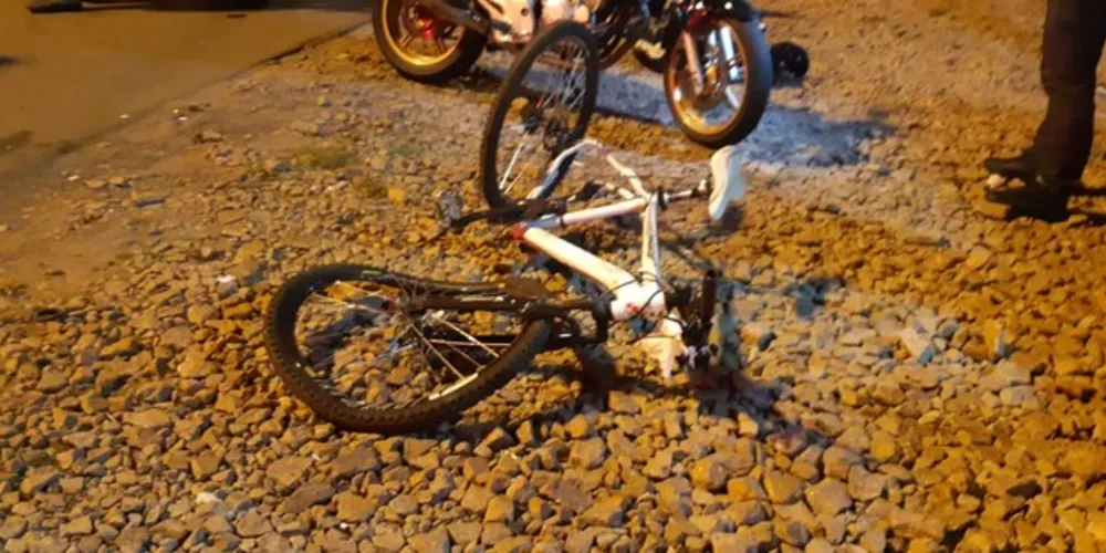 Bicicleta tinha sido furtada de comércio a 100 metros do local do acidente