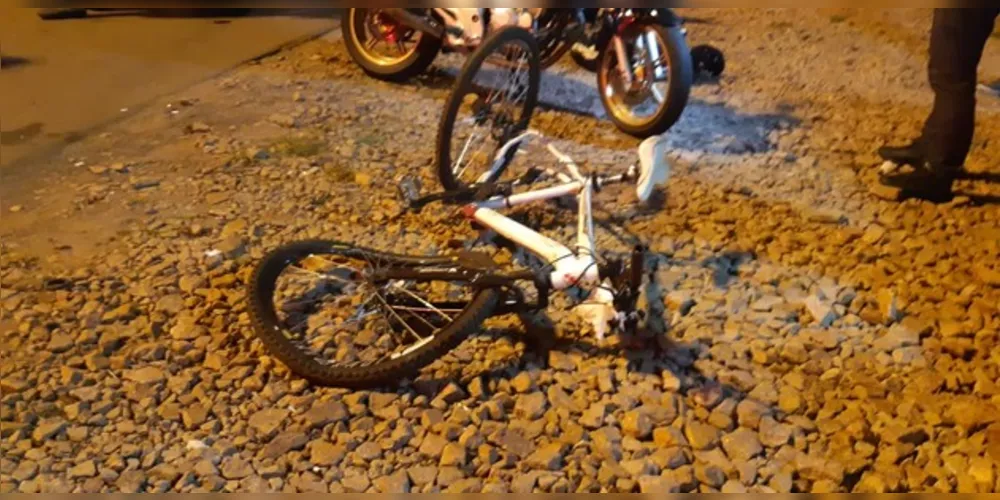 Bicicleta tinha sido furtada de comércio a 100 metros do local do acidente