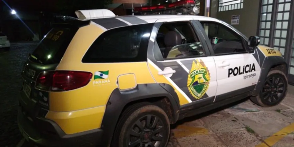 Equipe da PM conduziu o homem para a Delegacia da Polícia Civil de PG