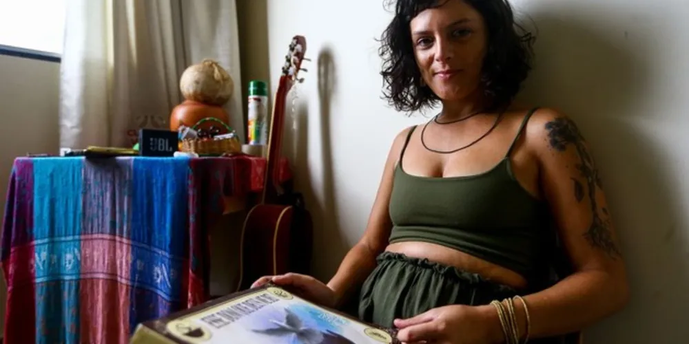 Mariana Almeida está estudando para ser parteira em Brasília 