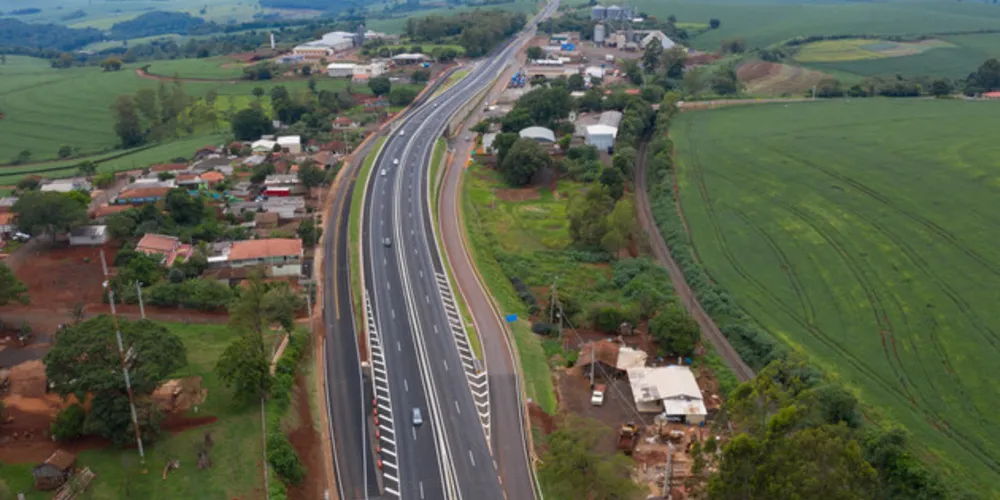 Novo acesso (foto) foi liberado juntamente com quase 10 km de duplicação em Marilândia do Sul