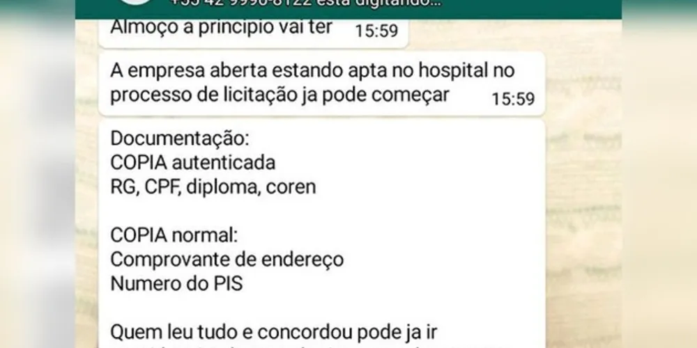 Imagem ilustrativa da imagem Oferta de emprego no HU-UEPG é falsa