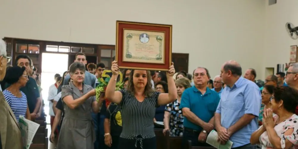 A benção do Papa João Paulo II recebida pelo grupo em 1982