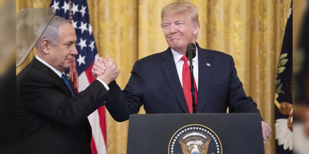 A proposta de Trump reconhece a maior parte dos assentamentos israelenses na Cisjordânia como parte do território de Israel