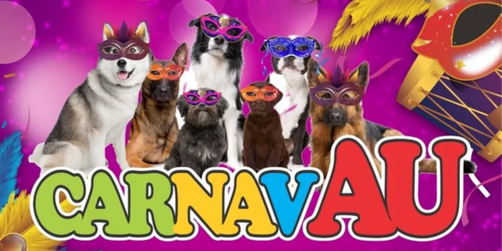 O ‘CarnavAU’ promete entreter tutores e pets – cães e gatos - da cidade