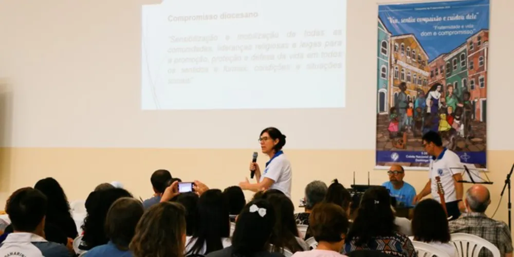 A organização da formação foi realizada pela equipe diocesana da Campanha da Fraternidade