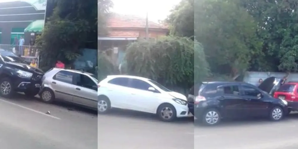 A foto é uma adaptação de um vídeo feito por um motorista que passava pelo local.