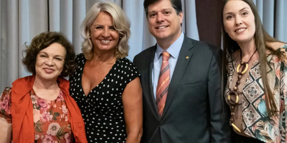 Fátima Pelaes, Noêmia Rocha, Baleia Rossi e Fátima Castro