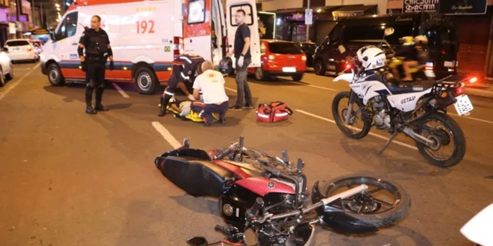 Imagem ilustrativa da imagem Colisão entre motos na Balduíno Taques deixa três feridos