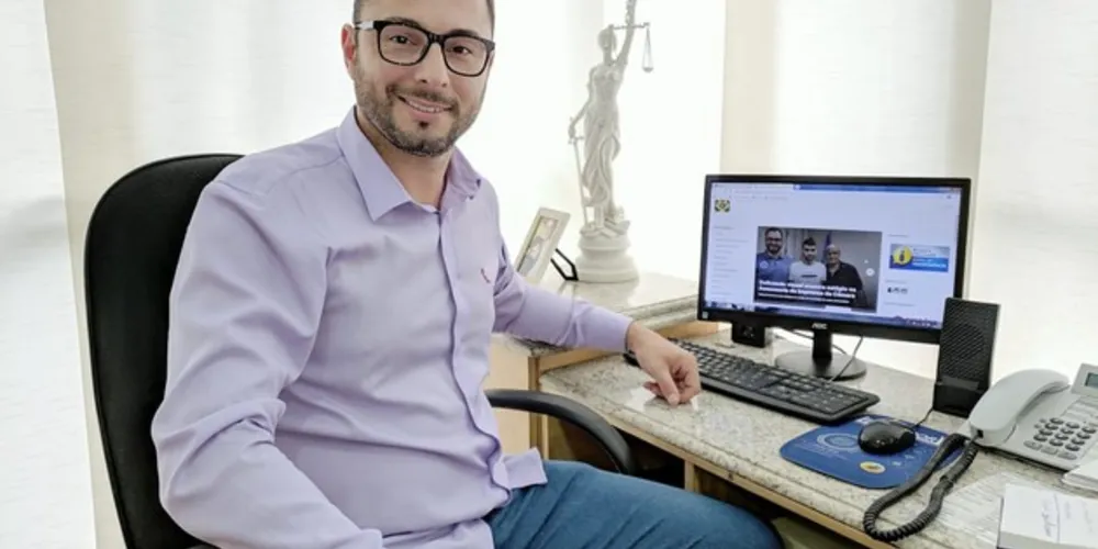 Presidente do Legislativo, Daniel Milla, foi o dono do pedido para a construção de um novo site