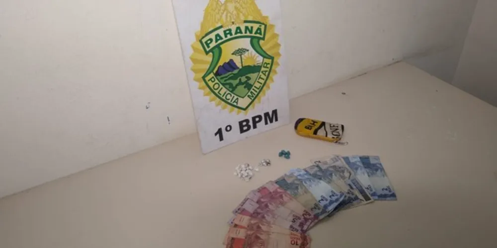 Droga estava com rapazes que tentaram se esconder da PM no Terminal Central