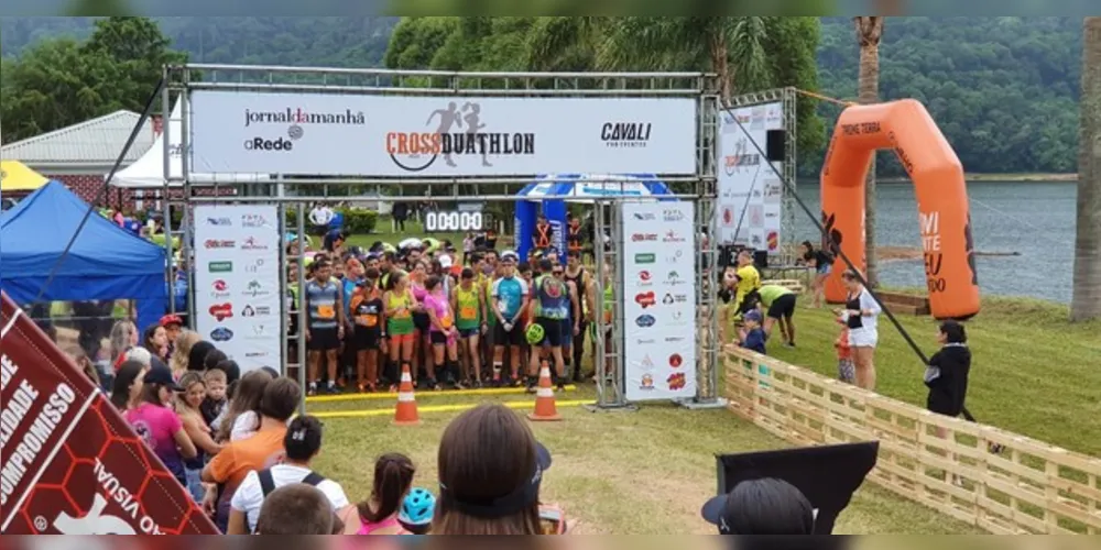 Imagem ilustrativa da imagem Cross Duathlon movimenta represa de Alagados