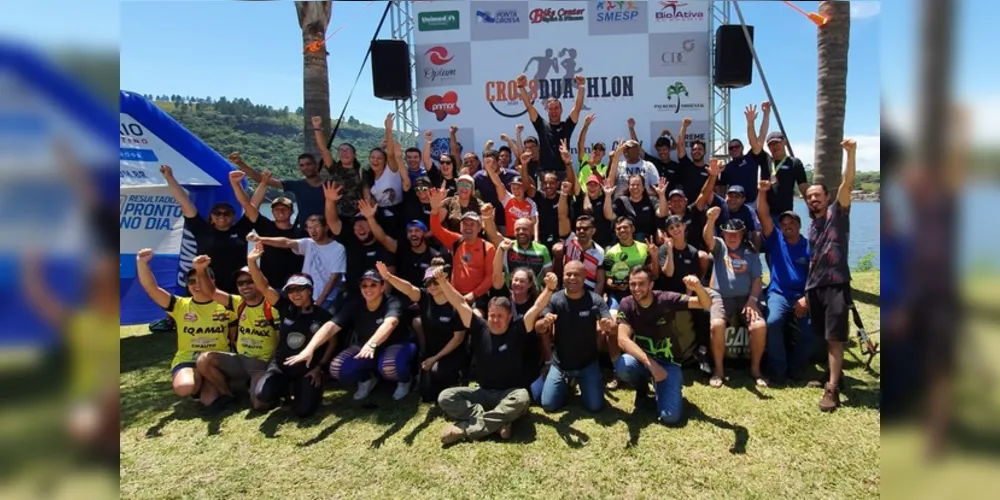 Evento reuniu mais de 350 atletas que competiram no percurso entre corrida e pedalada.