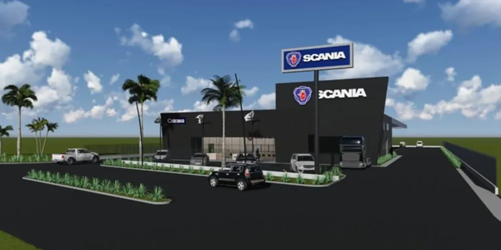 Caminhões Scania passam a ser vendidos na região do Distrito Industrial. Investimento chega a R$ 6 milhões