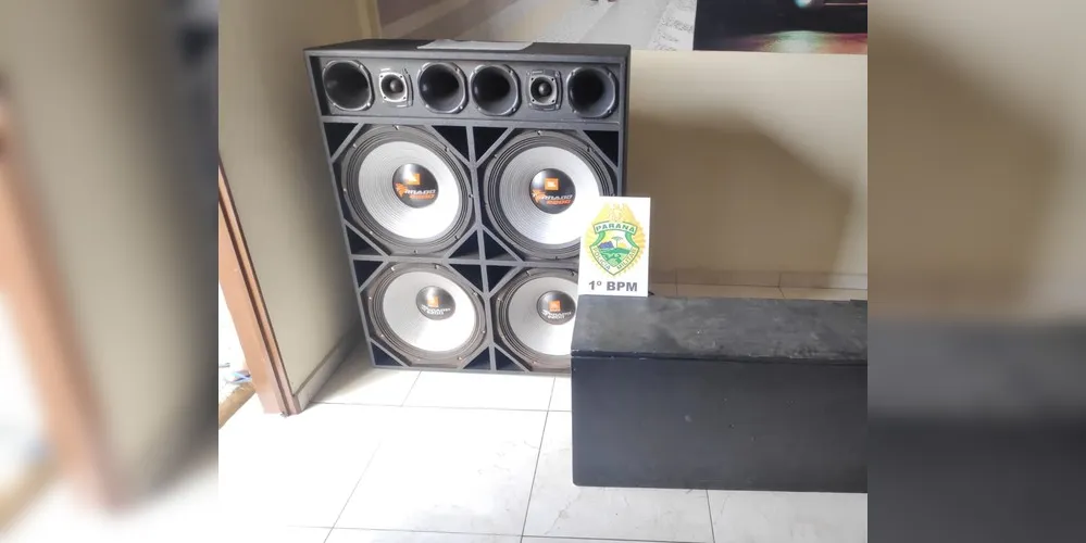 Perturbação do sossego levou PM a apreender aparelhos de som no balneário Rio Verde