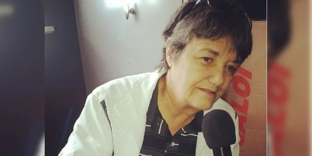 Radialista estava internada há mais de um mês na UTI da Santa Casa de Ponta Grossa