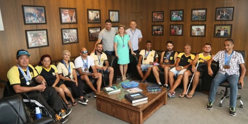  O objetivo da visita realizada pelos membros da entidade foi agradecer o apoio da Prefeitura para a disputa do torneio, que aconteceu em Vitória (ES)