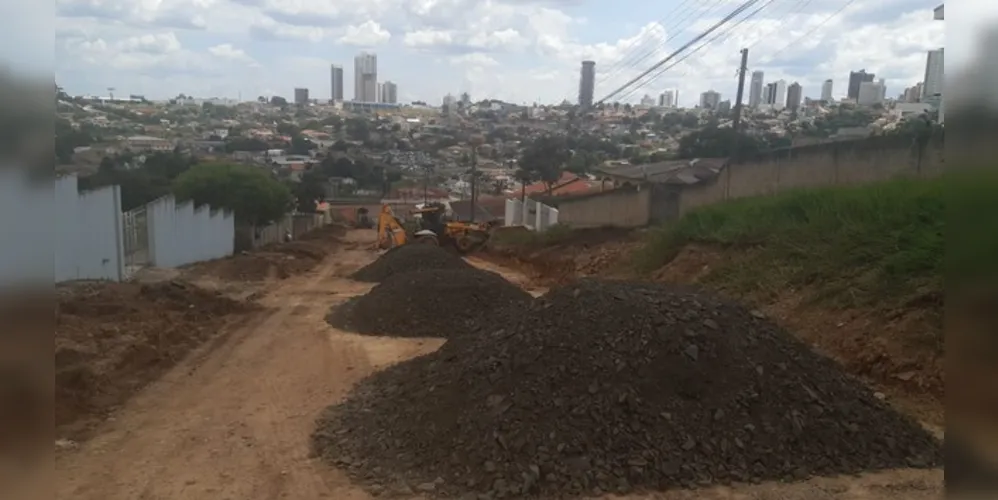Em anos anteriores foram executados três trechos na mesma rua. 