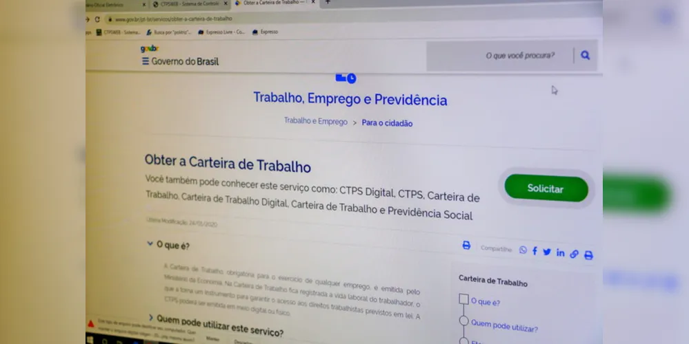 Carteira deverá ser feita online ou por meio do aplicativo no celular