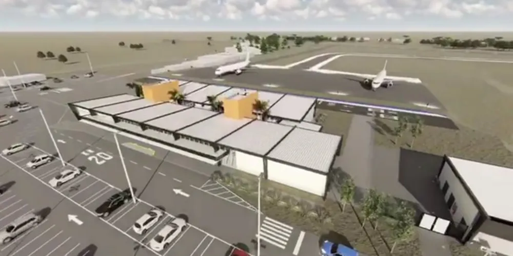 Perspectiva é de que o aeroporto seja ampliado em até quatro vezes o tamanho