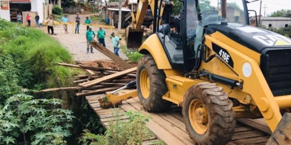 Os serviços incluem pavimentação, obras de melhorias no saneamento, escoamento de águas pluviais e manutenção de estradas