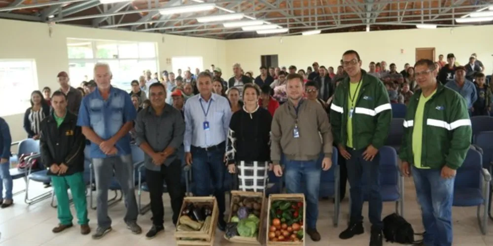 O evento aconteceu na manhã dessa terça-feira (3), no Centro Agropecuário Municipal.